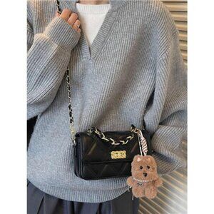 Quilted Leather Crossbody Bag